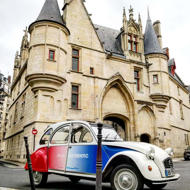 Classic, Romantic Paris: 3-Hour Vintage 2CV Tour - The classic Paris sweep: Champs-Élysées, Arc de Triomphe, and Concorde