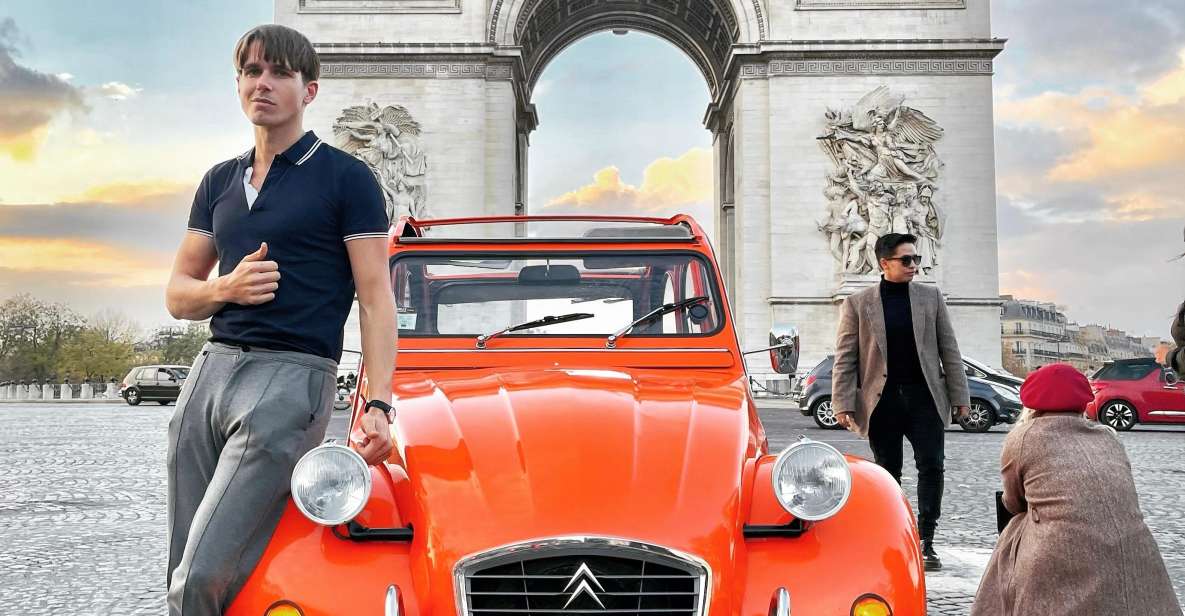 Guided Tour of Paris in Classic Convertible - Why the Citroën 2CV turns Paris sightseeing into a movie scene
