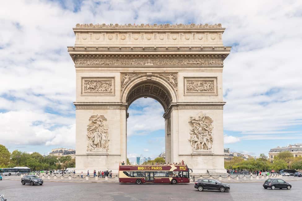 Paris: Arc de Triomphe Ticket & Big Bus Hop-on Hop-off Tour - Key Highlights Worth Planning Around