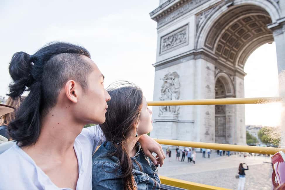 Paris: Arc de Triomphe Ticket & Big Bus Hop-on Hop-off Tour - Comfort Notes: Open-Top Reality, Packed Buses, and Rain Plans