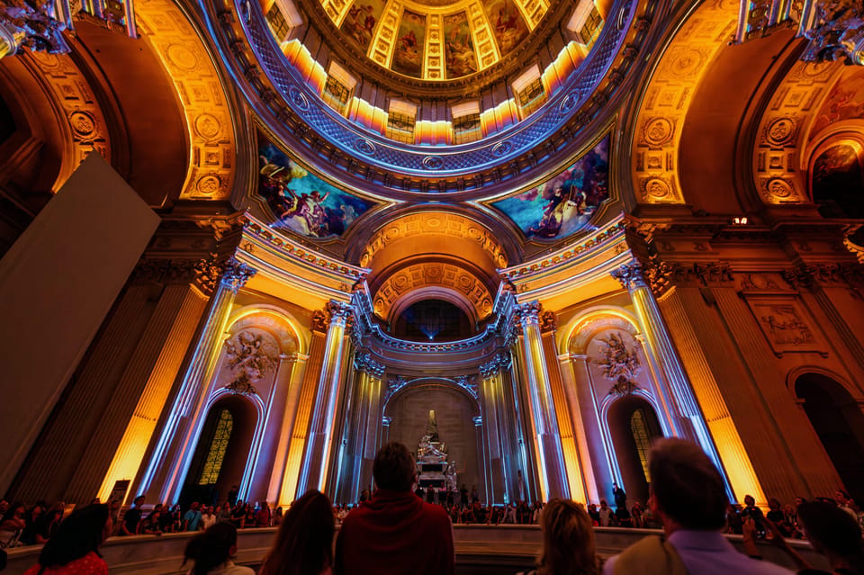 Paris: Aura Invalides Immersive Experience Entry Ticket - Sound, cold, and flicker: comfort tips that can save your night