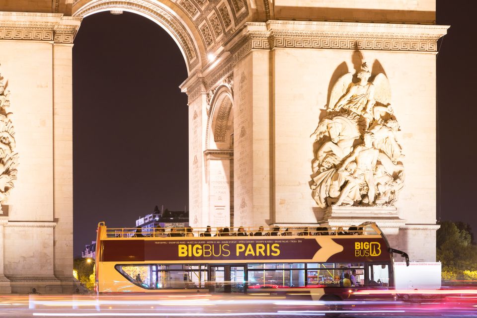Paris: Big Bus Hop-on Hop-off Tour & Panoramic Night Tour - Getting the best seats on an open-top bus (and staying comfortable)