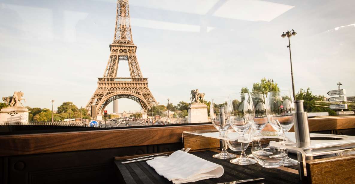 Paris: Bustronome Gourmet Dinner Tour - The Dinner You Actually Came For: 4 or 6 Courses, Seasonal, Built for the Bus