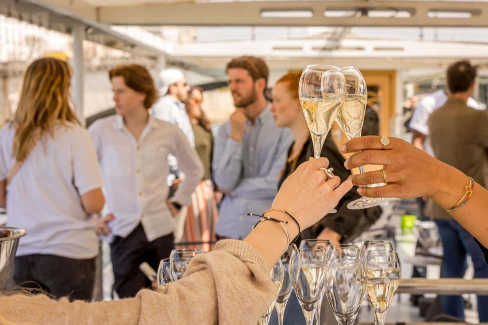Paris: Champagne Tasting Cruise Departure from Eiffel Tower - A private Champagne toast on the Seine