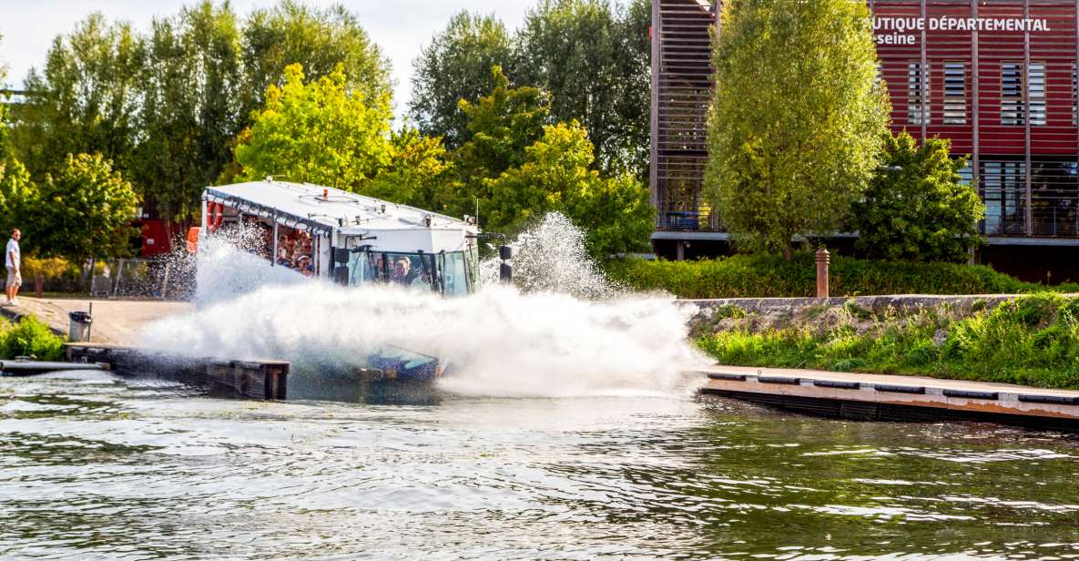 Paris: City and River Seine Tour on an Amphibious Bus - The Eiffel Tower to Arc de Triomphe drive: your quick-hit Paris orientation