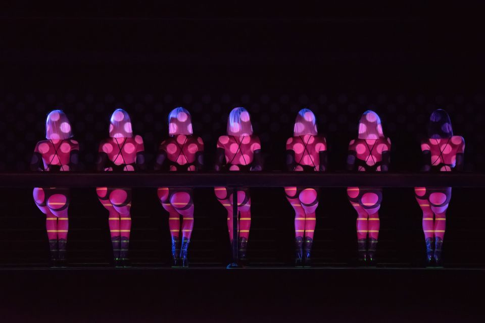 Paris: Crazy Horse Cabaret Show - The Show on Stage: Sensual Choreography, Signature Acts, and Clever Timing