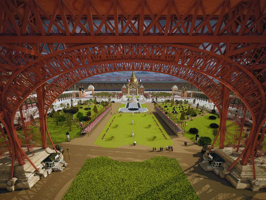 Paris : Immersive Eiffel Tower tour with virtual reality - Stop 3: The 1889 World’s Fair debut, as if you were there