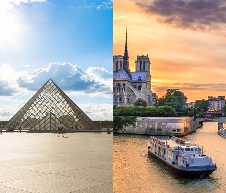 Paris: Louvre Reserved Ticket and River Cruise Combo - Stop-by-stop: your day in four moves