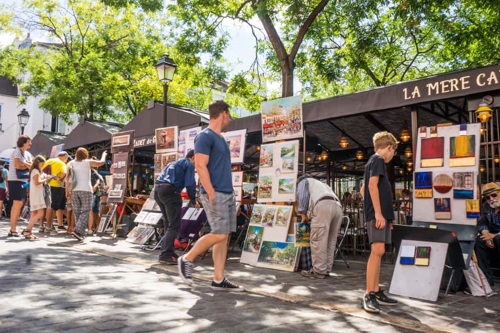 Paris Montmartre: 2-Hour City Tour in German - Lapin Agile and the Clos Montmartre vineyard area