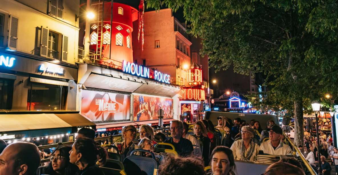 Paris: Night Bus Tour with Audioguide - Audio on the bus and in the app: helpful, but it’s still recorded