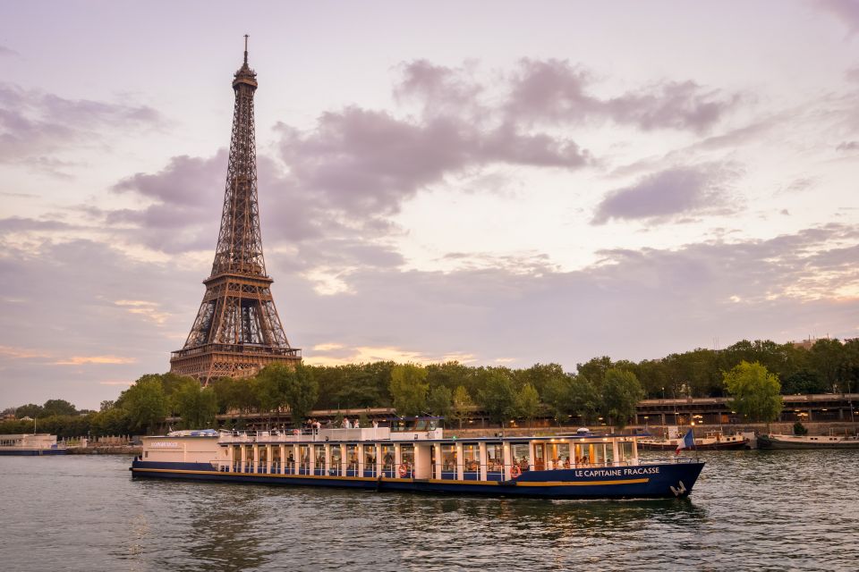Paris: Seine River Cruise & Brunch - On-board comfort: lounge when it’s warm or cool, terrace when you want the best angles