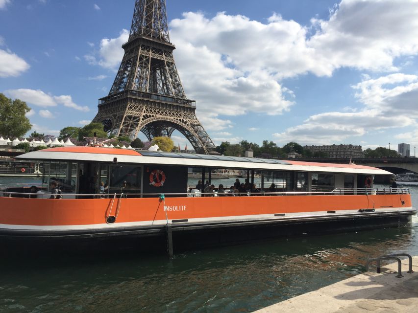 Paris: Seine River Panoramic Cruise - On board the Insolite: room to walk, shade choices, and what seats are really like