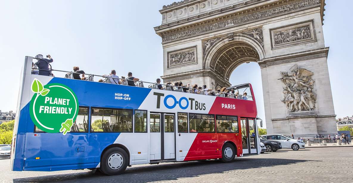 Paris: Tootbus Hop-on Hop-off with optional river cruise - Audio guide + app: make the bus do more than transport you