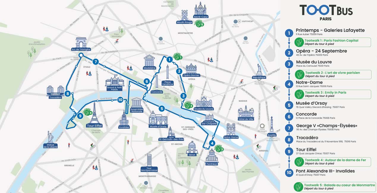 Paris: Tootbus Hop-on Hop-off with optional river cruise - Comfort and onboard details that make the ride easier