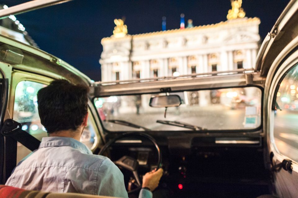 Private tour of Paris by Night with Champagne - Cruise the Champs-Élysées and Arc de Triomphe in full illumination